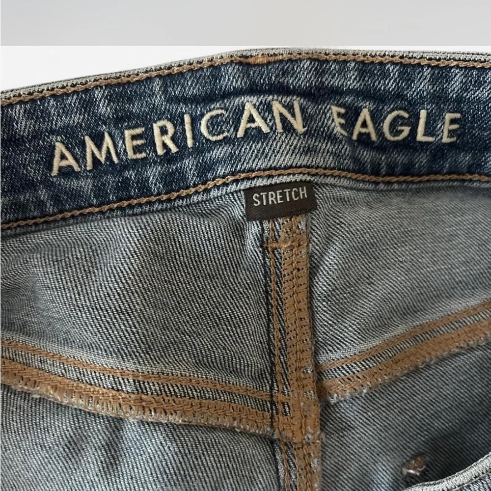 American Eagle Outfitters Dark Blue Straight Jeans - Picture 5 of 6